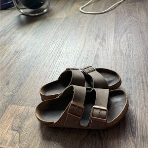 Birkenstock Taupe Double Strap Sandals